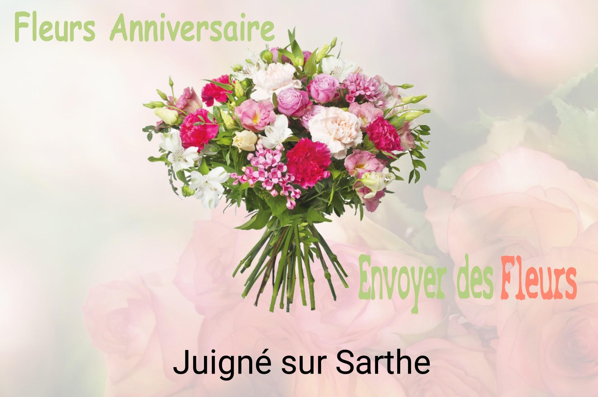 Bouquet de fleurs d’anniversaire livré à Juigné-sur-Sarthe