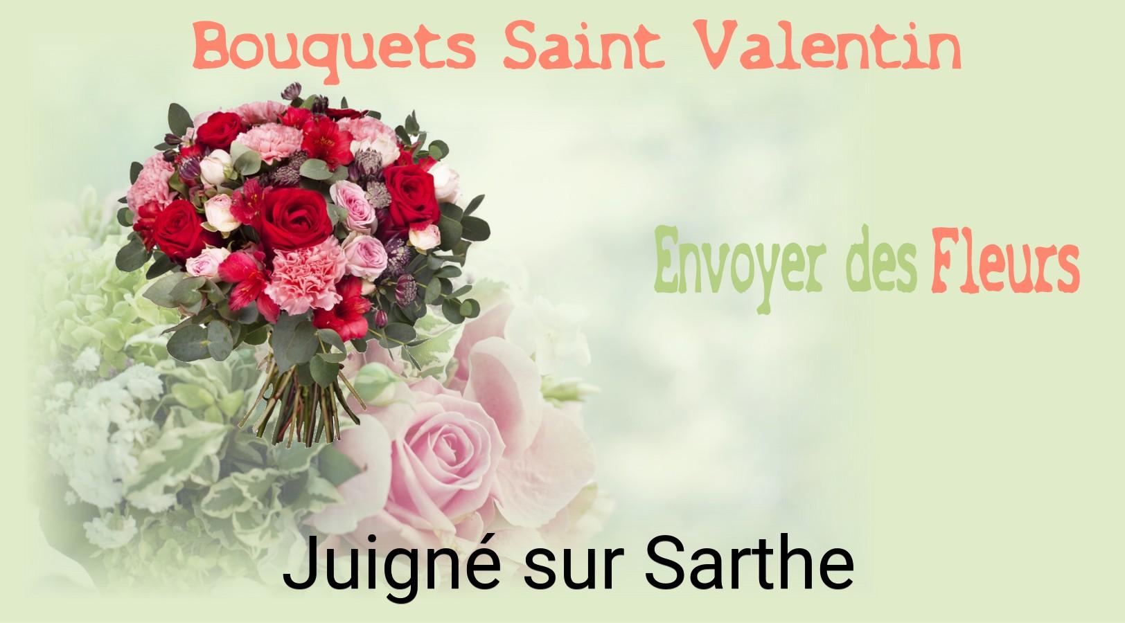 Roses de Saint-Valentin livrées à Juigné-sur-Sarthe